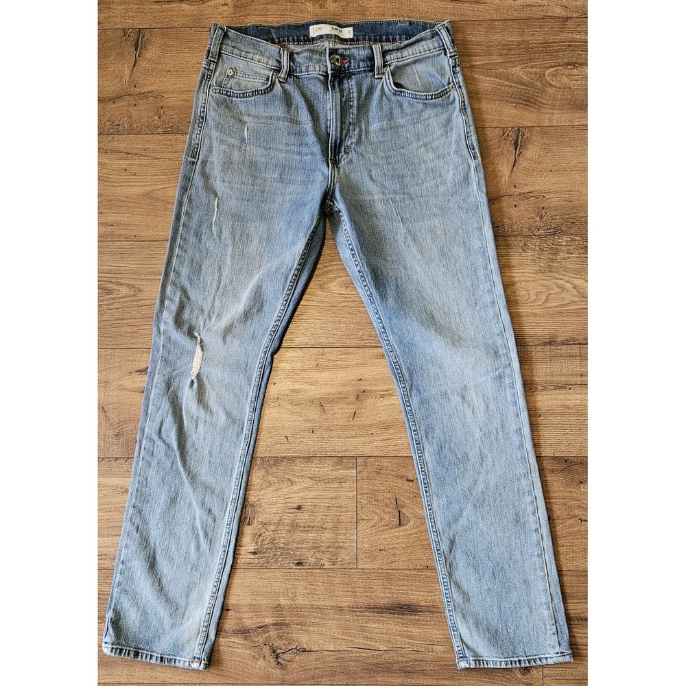 Lee Jeans Mens 34x34* Blue Slim Fit Tapered Modern‎ Series L231 Stretch Denim